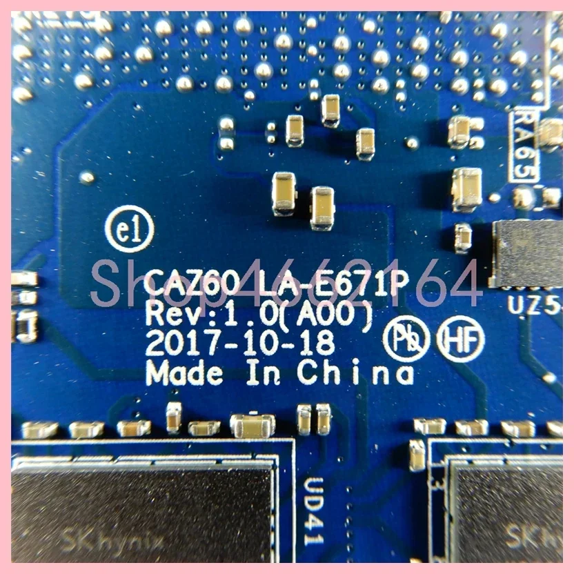 LA-E671P With i5-8250U i7-8550 - огляд і ціна Ddr4 8Gb