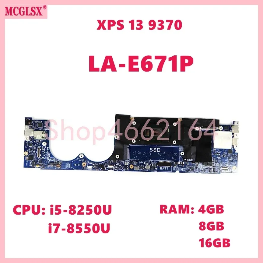 LA-E671P With i5-8250U i7-8550 - огляд і ціна Ddr4 8Gb