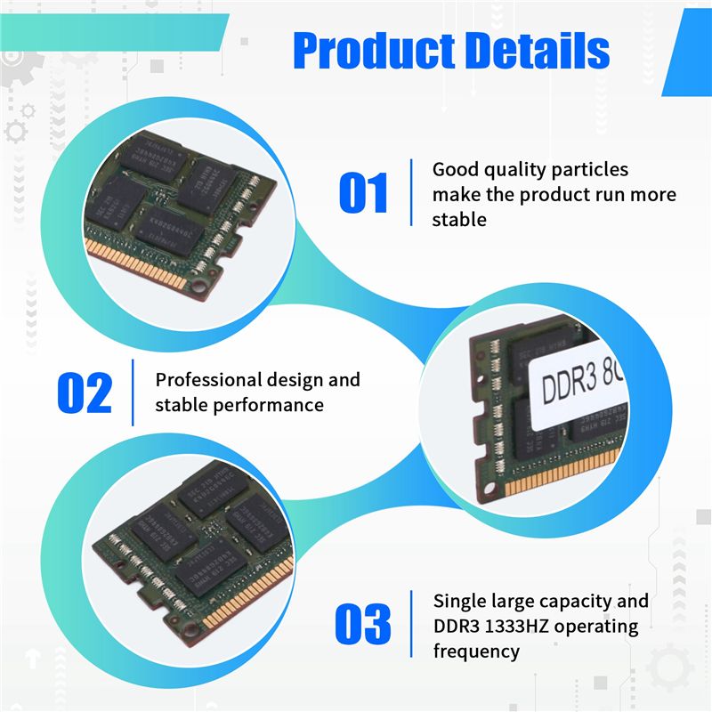 8GB DDR3 1333MHZ Ecc Ram Memor - огляд і ціна Ddr3 Ram